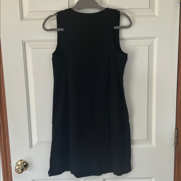 Pact Organic Softspun A-Line Tank Dress XS Black - Picture 4 of 6